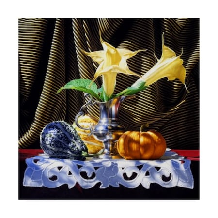 Francois Chartier 'Trumpeter' Canvas Art,14x14